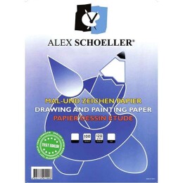 Alex Schoeller College Resim Kağıdı 35x50 cm. 120 gr. 100'lü Paket - 1