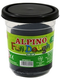 Alpino Oyun Hamuru 130 gr. SİYAH - 1