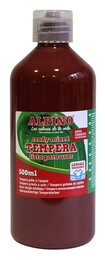 Alpino Tempera (Yıkanabilir) Boya 500 ml. KAHVERENGİ - 1