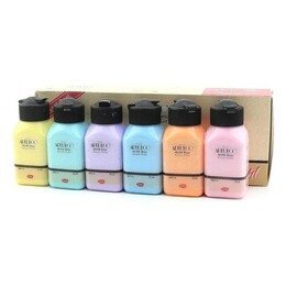 Artdeco Akrilik Boya Seti 6 Renk x 75 ml. Pastel Renkler - 1