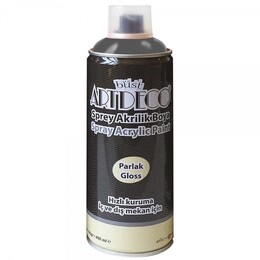 Artdeco Akrilik Sprey Boya 400 ml. KOYU GRİ - 1