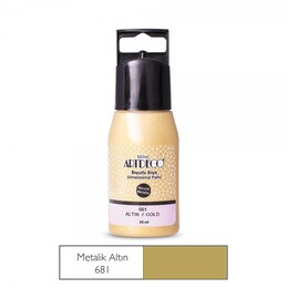 Artdeco Metalik Boyutlu Boya 60 ml. 681 ALTIN - 1