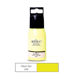 Artdeco Neon Boyutlu Boya 60 ml. 645 NEON SARI - 1