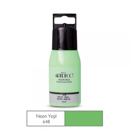 Artdeco Neon Boyutlu Boya 60 ml. 648 NEON YEŞİL - 1