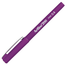 Artline 200 Fineliner 0.4 mm. İnce Uçlu Yazı ve Çizim Kalemi MAGENTA - 1