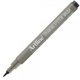 Artline Drawing System Brush Pen Fırça Uçlu Çizim Kalemi Siyah - 1