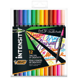 Bic İntensity Dual Tip Çift Uçlu Keçeli Kalem 12 Renk (989695) - 1