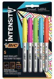 Bic İntensity Permanent Markör Karışık 5'Li (503927) - 1