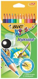 Bic Kids Aquacouleur Kuru Sulu Boya Kalemi 12 Renk - 1