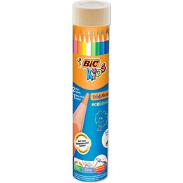 Bic Kids Evolution Kuru Boya Kalemi 12+1 Renk Metal Tüp - 1