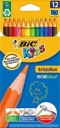 Bic Kids Evolution Kuru Boya Kalemi 12 Renk - 1