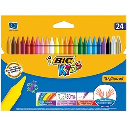 Bic Kids Plastidecor Silinebilir Mum Pastel Boya 24 Renk - 1