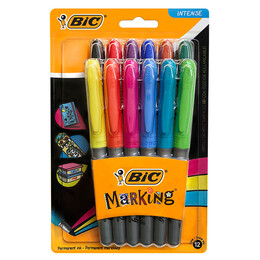 Bic Marking Color Permanent Marker 12 Renk Blister - 1