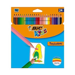 Bic Tropicolor Kuru Boya 24 Renk Karton Kutu (9375183) - 1