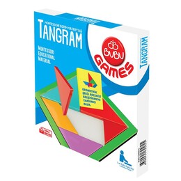 Bu-Bu Games Renkli Tangram 17x17 Cm. (BUBU-GM0015) - 1