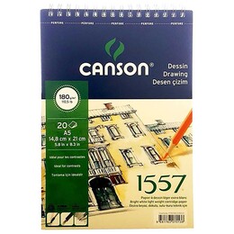 Canson 1557 Dessin Resim ve Eskiz Çizim Defteri 180 gr. A5 20 Sayfa - 1