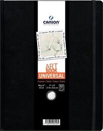 Canson Art Book Universal Sert Kapak Lastikli Eskiz Çizim Defteri 96 gr. 27.9x35.6 cm. 112 Sayfa - 1