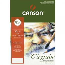 Canson Ca Grain İnce Dokulu Eskiz Çizim Defteri 224 gr. A4 30 Sayfa - 1