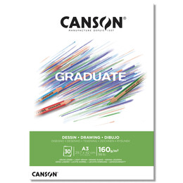 Canson Graduate Drawing Eskiz Çizim Defteri 160 gr. A3 30 Sayfa - 1