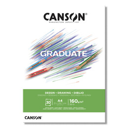 Canson Graduate Drawing Eskiz Çizim Defteri 160 gr. A4 30 Sayfa - 1