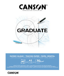 Canson Graduate Tracing Paper Aydınger Eskiz Defteri Blok 70 gr. A3 40 yaprak - 1