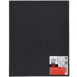 Canson One Art Book Sert Kapak Eskiz Çizim Defteri 100 gr. 27.9x35.6 cm. 98 Sayfa - 1