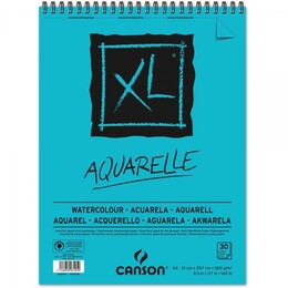 Canson XL Aquarelle Spiralli Sulu Boya Defteri Blok 300 gr. A4 30 Sayfa - 1