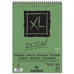 Canson XL Dessin Spiralli Eskiz Çizim Defteri 160 gr. A3 50 yp. - 1