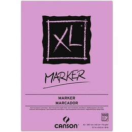 Canson XL Marker Defteri Pad A3 70 gr. 100 Sayfa - 1