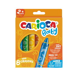 Carioca Baby Wild Crayons Pastel Mum Boya 8 Renk 2+ Yaş - 1