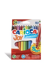 Carioca Joy Süper Yıkanabilir Keçeli Boya Kalemi 24 Renk - 1