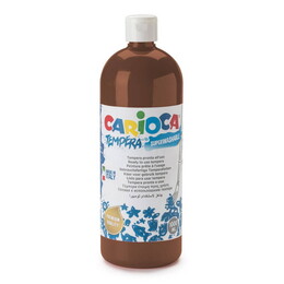 Carioca Tempera Yıkanabilir Poster Boya 1000 ml. KAHVERENGİ - 1