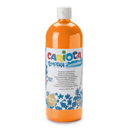 Carioca Tempera Yıkanabilir Poster Boya 1000 ml. TURUNCU - 1