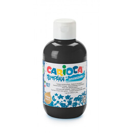 Carioca Tempera Yıkanabilir Poster Boya 250 ml. SİYAH - 1