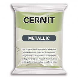 Cernit Metallic Polimer Kil 051 GREEN GOLD - 1