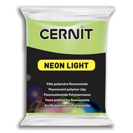 Cernit Neon Light (Fosforlu) Polimer Kil 600 Green - 1