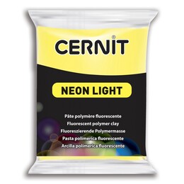 Cernit Neon Light (Fosforlu) Polimer Kil 700 Yellow - 1