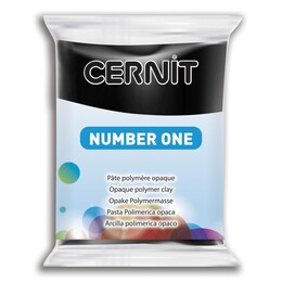 Cernit Number One Polimer Kil 100 Black - 1