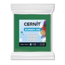 Cernit Number One Polimer Kil 250 gr. 600 GREEN - 1