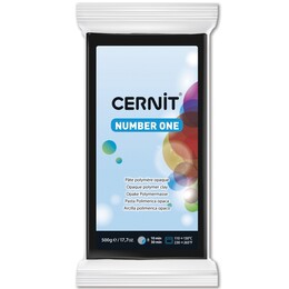 Cernit Number One Polimer Kil 500 gr. 100 BLACK - 1