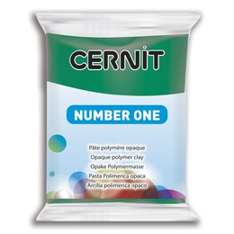 Cernit Number One Polimer Kil 620 Emerald Green - 1