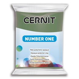 Cernit Number One Polimer Kil 645 Olive - 1