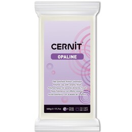 Cernit Opaline Polimer Kil 500 gr. 010 WHITE - 1