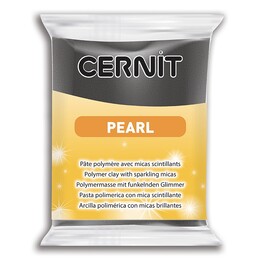 Cernit Pearl (Pırıltılı) Polimer Kil 100 Black - 1