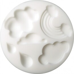 Cernit Silicone Mould Silikon Polimer Kil Kalıbı CLOUDS - 1