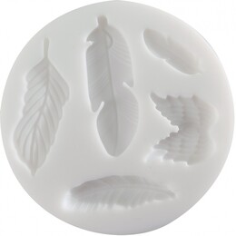 Cernit Silicone Mould Silikon Polimer Kil Kalıbı FEATHERS - 1