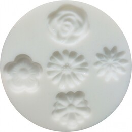 Cernit Silicone Mould Silikon Polimer Kil Kalıbı FLOWERS - 1