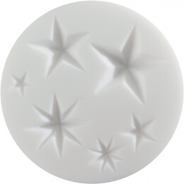 Cernit Silicone Mould Silikon Polimer Kil Kalıbı STARS - 1