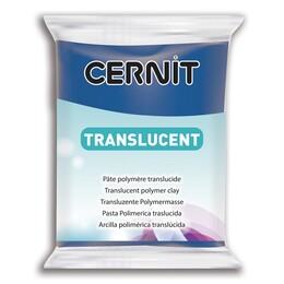 Cernit Translucent (Transparan) Polimer Kil 275 Sapphire - 1