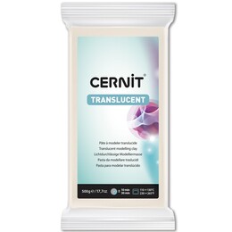 Cernit Translucent (Transparan) Polimer Kil 500 gr. 005 White - 1